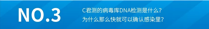 C君测的病毒库DNA检测是什么？为什么那么快就可以确认感染？