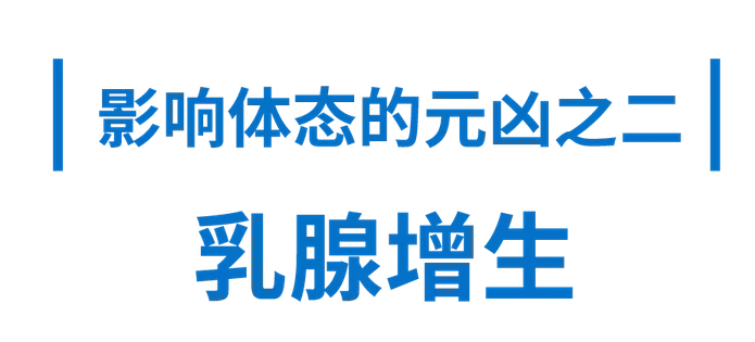 影响体态的元凶之一：乳腺增生
