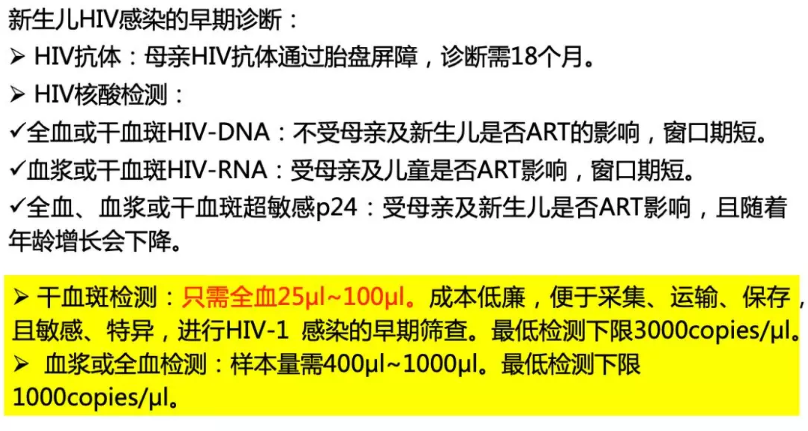 推荐HIV-DNA检测用于新生儿早期诊断[1]