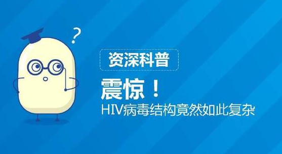 HIV病毒结构的复杂程度