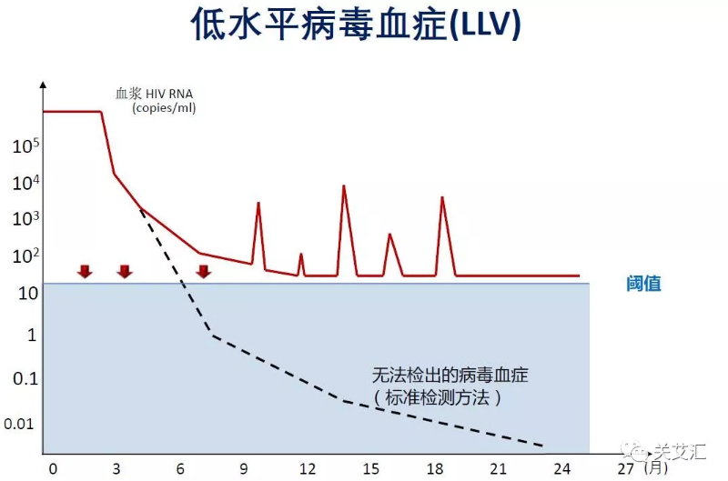 图4　低病毒血症病毒抑制情况