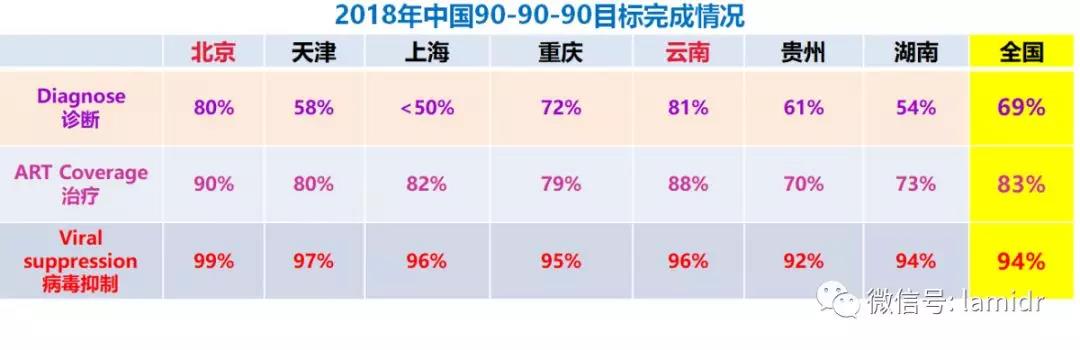 完成90-90-90目标上的成就