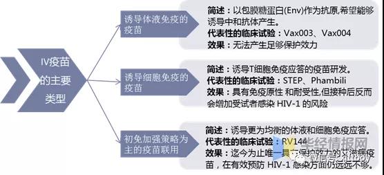HIV疫苗的主要类型